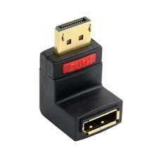 BAAQII под углом 90 градусов DP Displayport Мужской и Женский адаптер расширения CE0387