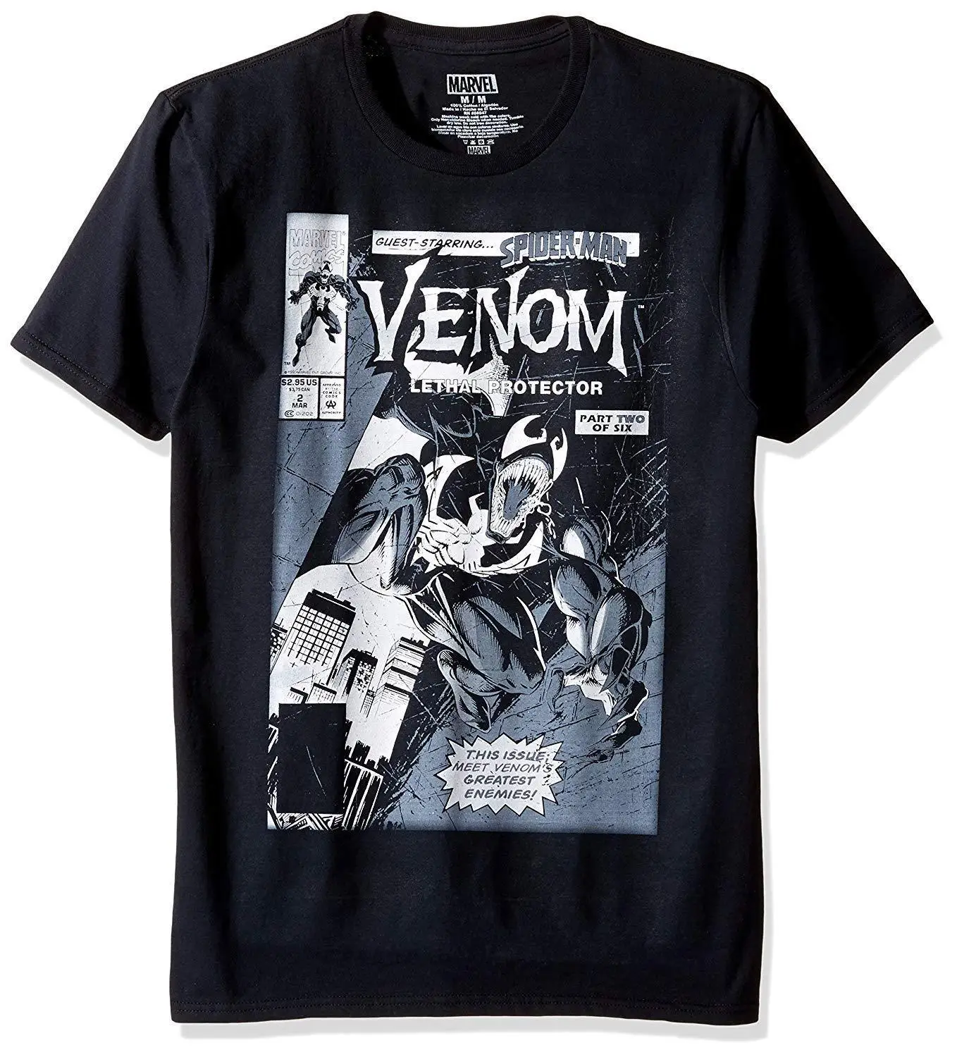 Футболка с героями комиксов Venom футболка мультфильмов для мужчин унисекс новая