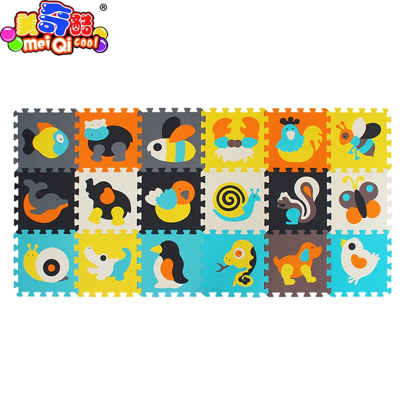 animal puzzle mat