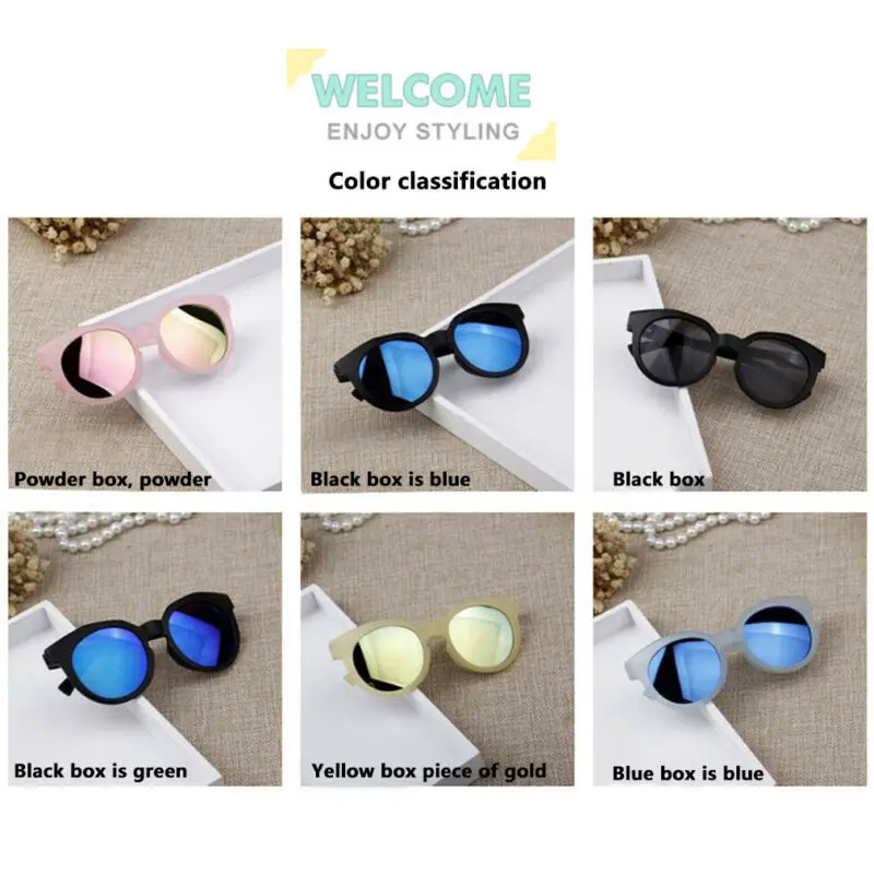 Детские солнцезащитные очки для девочек модные детские пляжные игрушки оттенки яркие линзы UV400 Защита солнцезащитные очки яркие цвета От 2 до 8 лет