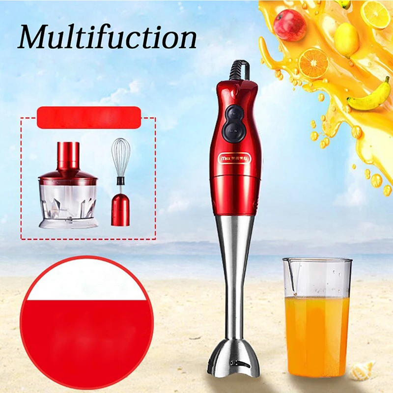 Electric Blender Portable Juicer Hand Mixer Immersion Batedeira Licuadora For Baby Food Maker 4 in 1 Batidora De Mano Electrica