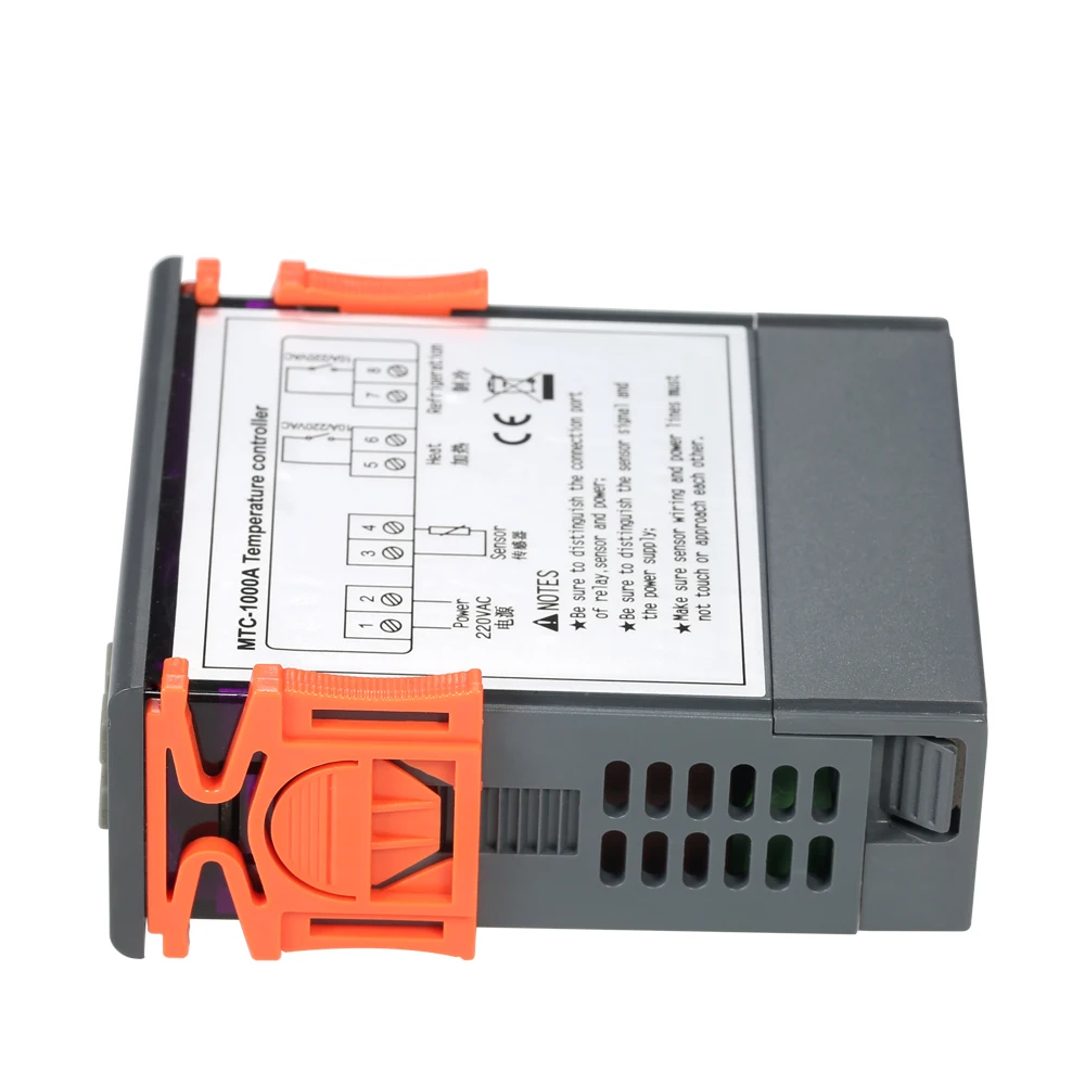 KKmoon AC220V цифровой светодио дный Температура контроллер термометр терморегулятор нагрева и охлаждения термостат с NTC Сенсор