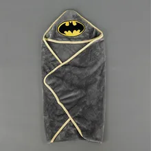 Супермен детские одеяла для кровати Мягкого Флиса Младенческой Кроватки Постельных Принадлежностей Мультфильм Бэтмен Полотенце Одеяло Пеленание лето 80*80 СМ