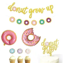 Donut Baby Shower Boy/Girl Decor Sweet Donut One 1th Birthday Party Balloons Supplies Donut Cake Topper Donut Grow Up Balloons Donut Baby Shower Boy/Girl Decor Sweet Donut One 1th Birthday Party Balloons Supplies Donut Cake Topper Donut Grow Up Balloons
