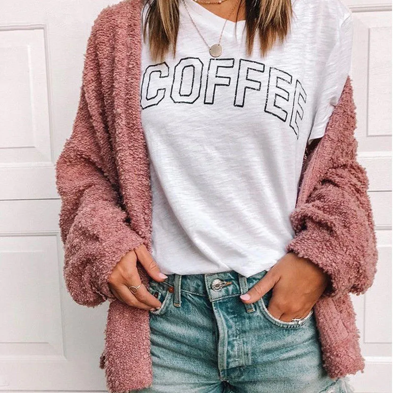 

Women Coat Fashion Ladies Sweater Long Sleeve Jacket Cardigan Tops Winter Warm Women Coats And Jackets Puff Sleeve Coat Jacket