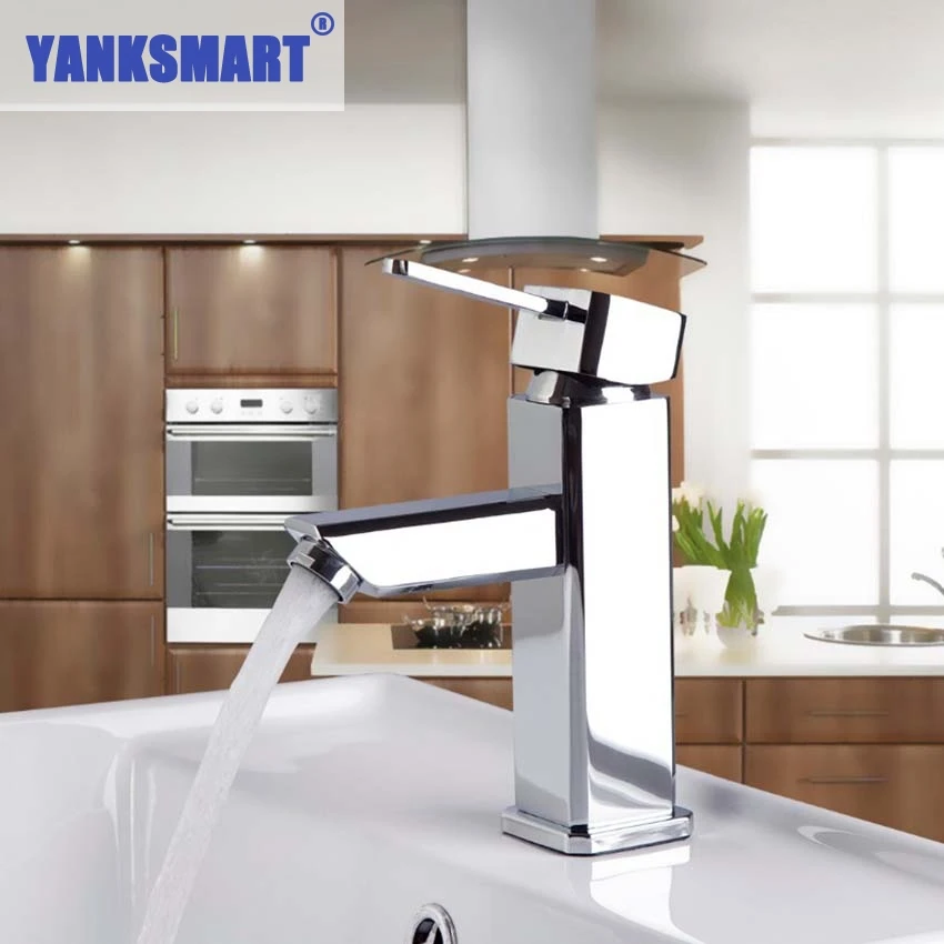

YANKSMART bathroom faucet Best Price Bathroom Deck Mounted Torneira Para Banheiro Vasos Singel Hole Counter Basin Sink Faucet