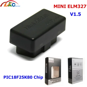 

100pcs/lot DHL Free Mini OBDII ELM327 Bluetooth V1.5 V06H4/V06H4-1 support for Android/ Windows/iOS Car Diagnostic Scanner Tool