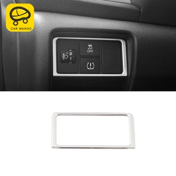 

CarManGo for Honda CRV C-RV 2017 Car Auto light switch frame sticker cover Sitcker decoration trim Accessories
