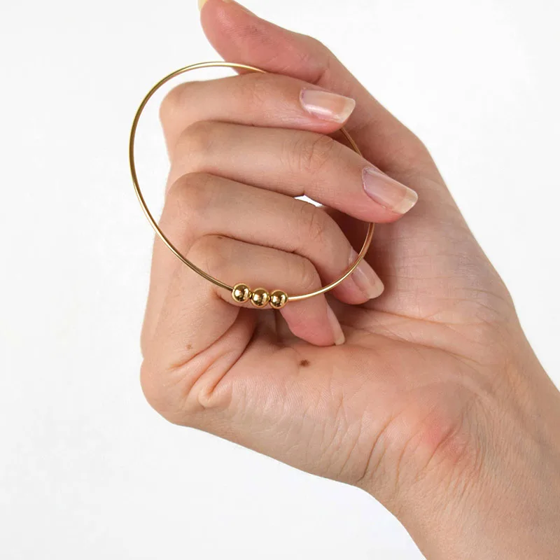 Домино шарик ручной работы серьги-кольца большие серьги-кольца с тремя бусинами подарок для женщин подарок на день рождения для нее