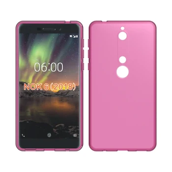 

Brand gligle embossed print pudding soft TPU protective case for Nokia 6 2018 cover case shell