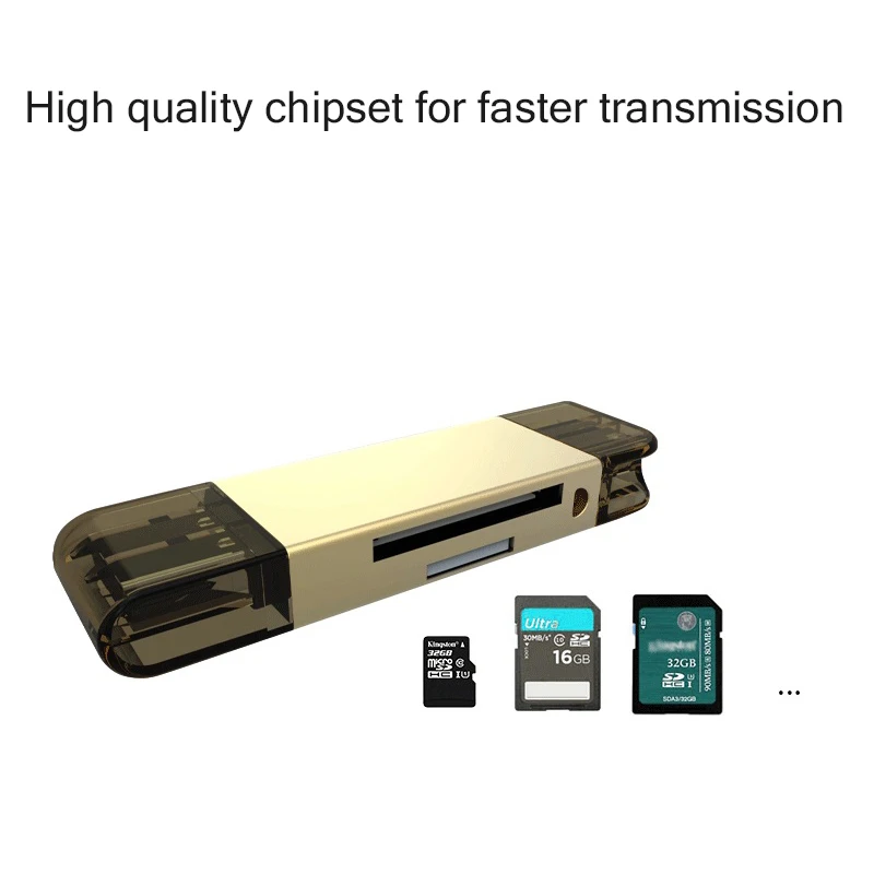 USB 3 0 Type C Micro USB Card Reader SD TF Card OTG Adapter Mobile Phone 3