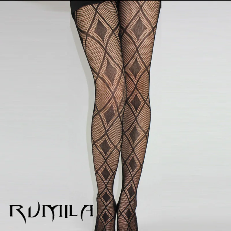

Fashion Womens Lady Girls Black Sexy Fishnet Pattern Jacquard Stockings Pantyhose Tights skull Woman 1pcs dww36