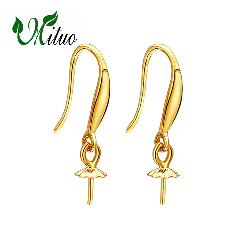 MITUO 18k gold earrings gold pearl jewelry, 18K Gold stud earrings For Women Fashion gold earrings for pearl Accessories MITUO 18k gold earrings gold pearl jewelry, 18K Gold stud earrings For Women Fashion gold earrings for pearl Accessories