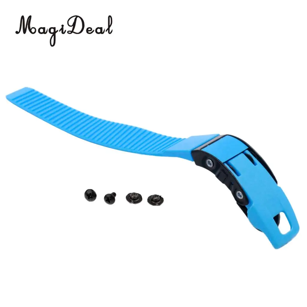 MagiDeal 2 Pieces Replacement Inline Skates Roller Skating Shoes Energy Strap Fastener Belt with Screws Installation Dropship