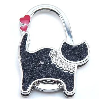

Foldable Folding Table Cat Purse Rhinestone Hanger Hangbag Hook Holder Gift