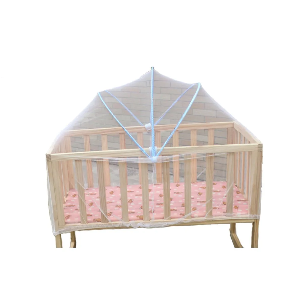 

Baby Kids Cradle Bed Polyester Mosquito Nets Spring Summer Newborn Infant Babies Safe Folding Type Mosquito 100*60cm