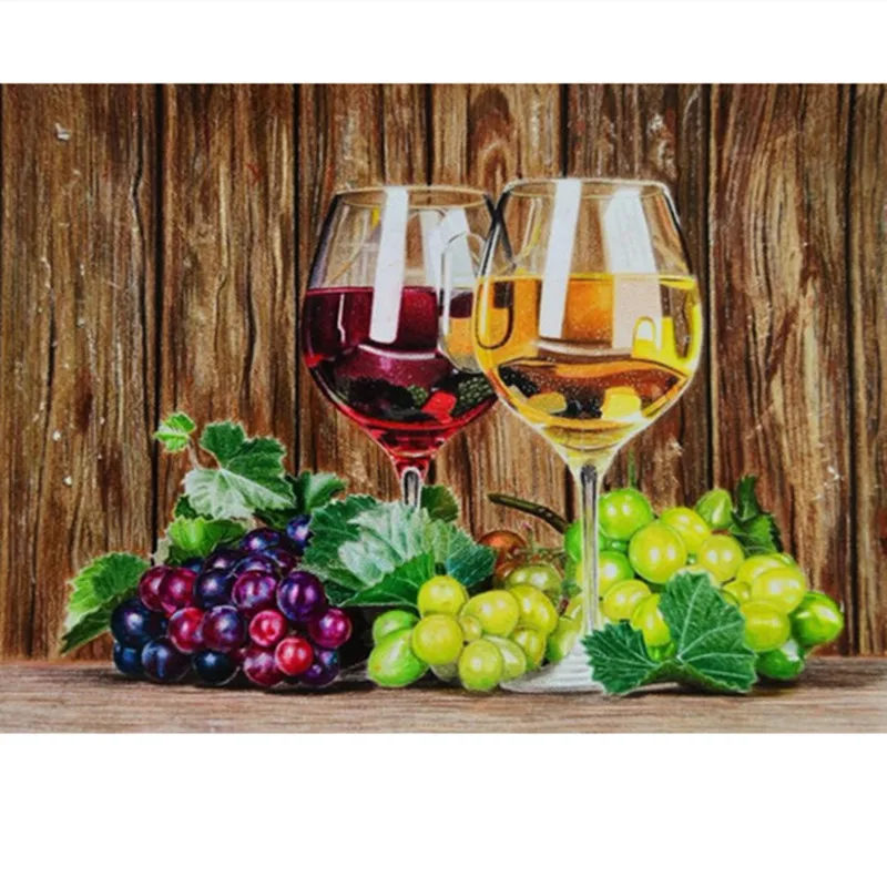 

5D DIY Diamond Embroidery grape wine art Home decoration,Full,Diamond Painting Cross Stitch Needlework,Diamond mosaic decorative