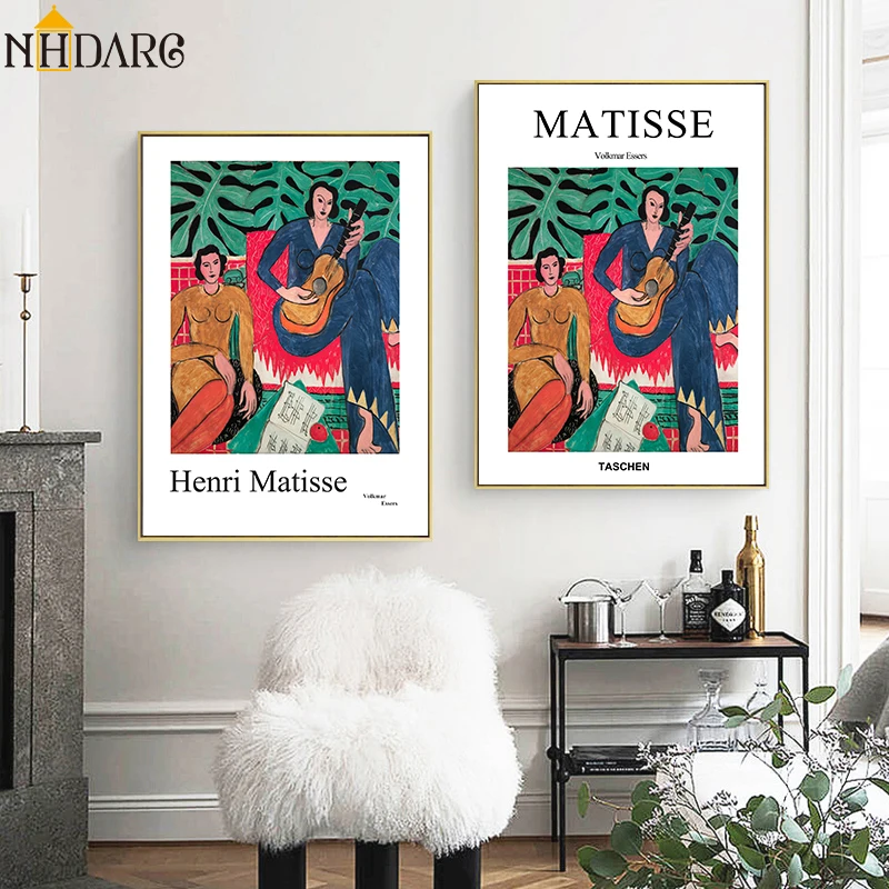 Анри Матисс Taschen Vogue постеры и принты гитара девушка портрет настенное искусство
