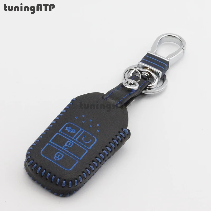 

Leather Car Key Case Cover For HONDA Civic Mk10 FC w/ 4-Button Smart Key