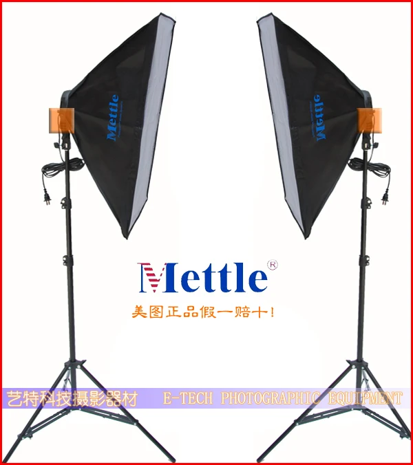 

Photographic equipment 2 x Continuous Lighting Kit 50x70cm Softbox soft box portraitist accessories softbox CD50