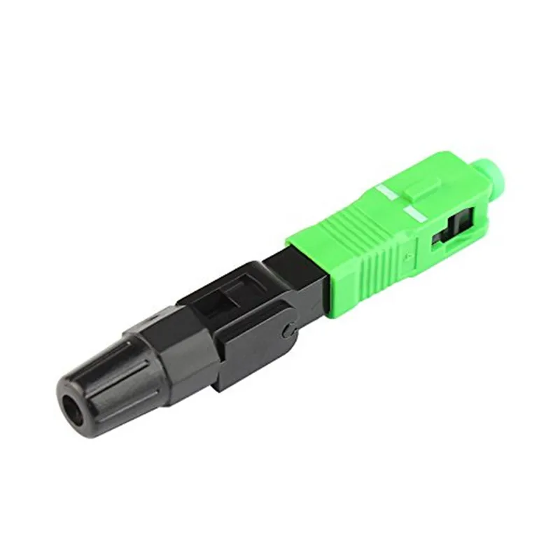 10 шт. FTTH SC APC Волоконно оптический коннектор кабель быстрый и один многорежимный