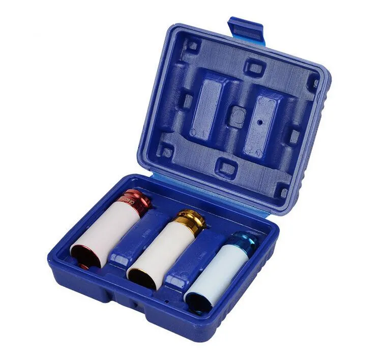 Prix pour 3 pcs Paroi Mince Profond Impact Patte Écrou Prise Ensemble Téflon de protection Pneu Vis De Roue En Alliage Air Clé Garage Outils Automobile réparation Prix pour 3 pcs Paroi Mince Profond Impact Patte Écrou Prise Ensemble Téflon de protection Pneu Vis De Roue En Alliage Air Clé Garage Outils Automobile réparation