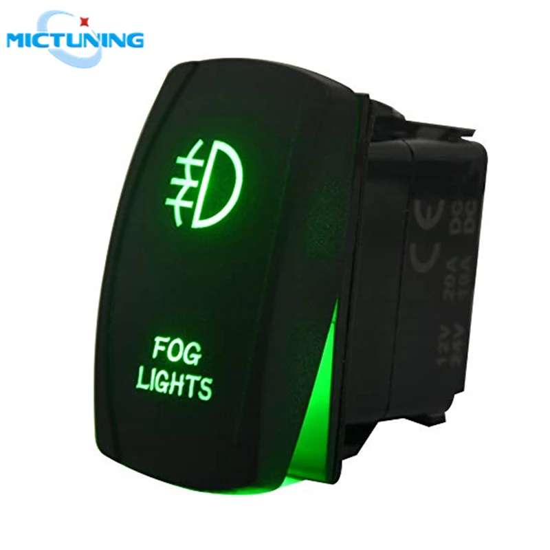 Impermeable LED Interruptor Basculante SPST ON-OFF 12V 24V Switch Coche Barco