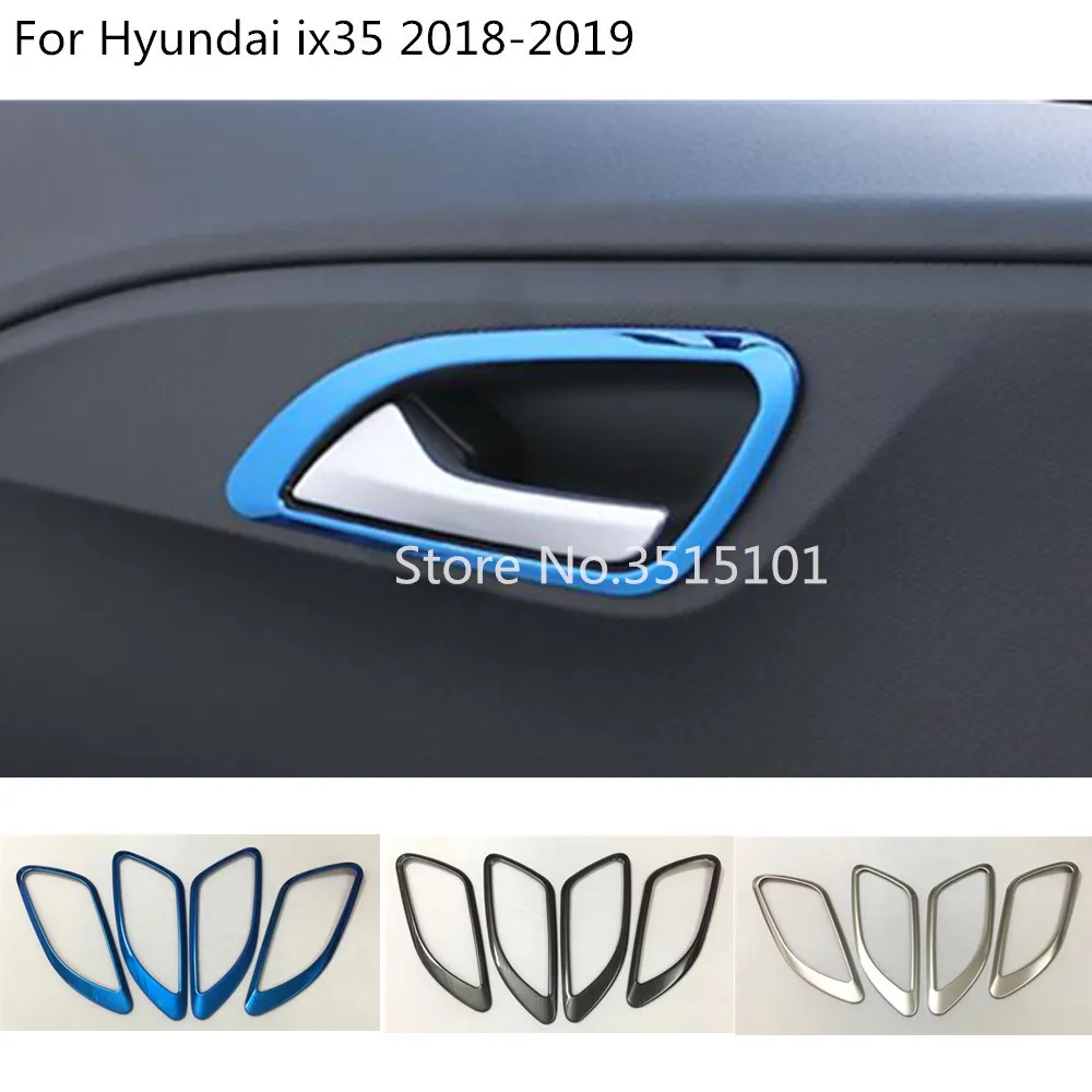 Крышка для стайлинга автомобиля внутренняя отделка ручки из нержавеющей стали