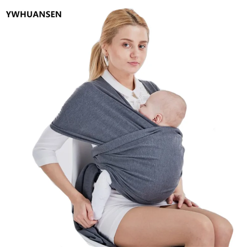 YWHUANSEN 0-3Y porte-bébé écharpe pour nouveau-né douce écharpe pour bébé respirant Wrap Hipseat allaitement naissance couverture d'allaitement sac à dos