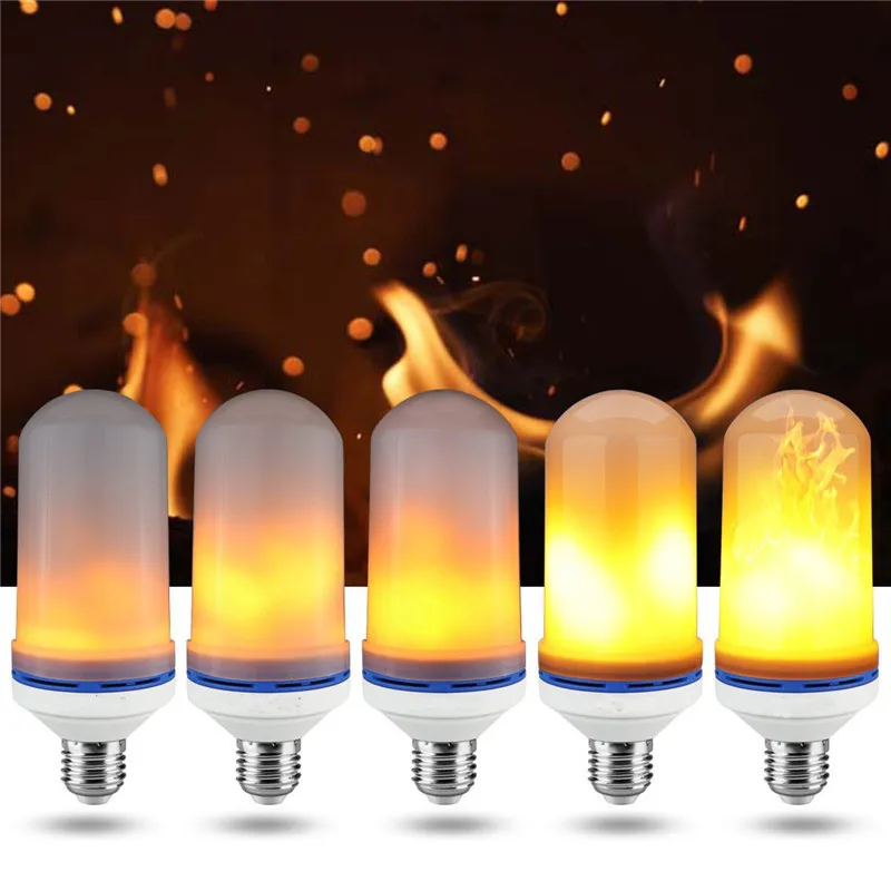 1 шт. Led эффект пламени свет 99 светодиодов 4 модели затемнения мерцание