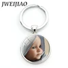 Tasa de descuento Chains Custom-Keychain Photo Your Family Gift Loved Baby Dad Child Mom Pet of NA01 JWEIJIAO ABNKwDE9
