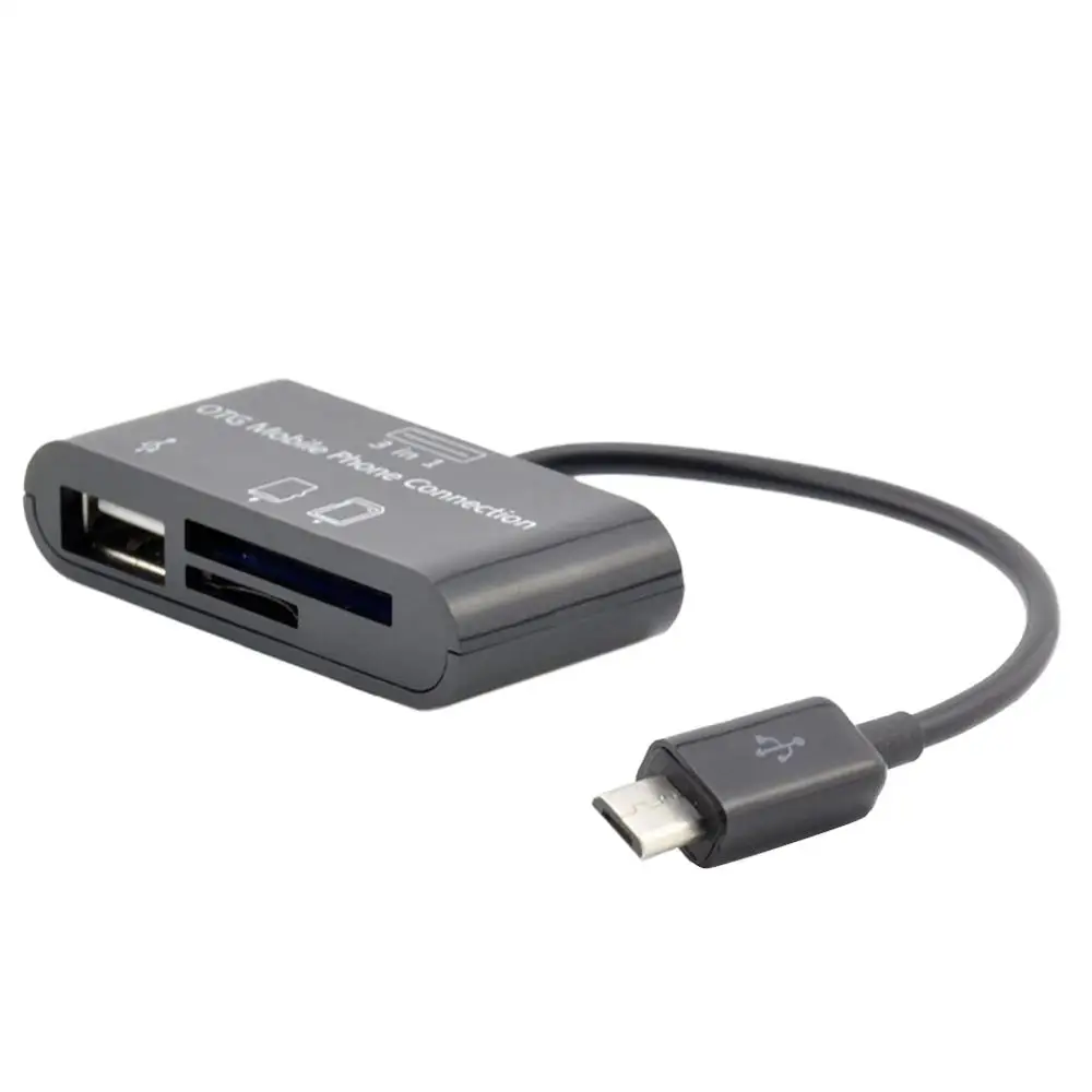 USB 2 0 Micro SD SDHC TF кардридер для Samsung Galaxy S7 S6 edge S5 S4 S3 S2 Note 5 4 3 телефонов Android|Кабели