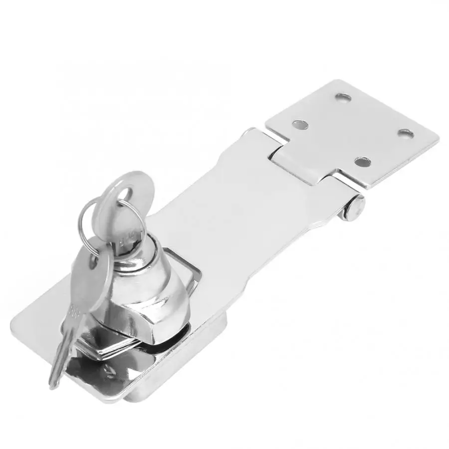 

5pcs Copper Lock Cylinder 4in Stainless Steel Cupboard Drawer Lock with Key smart door lock for Furniture Cabinet Cupboard