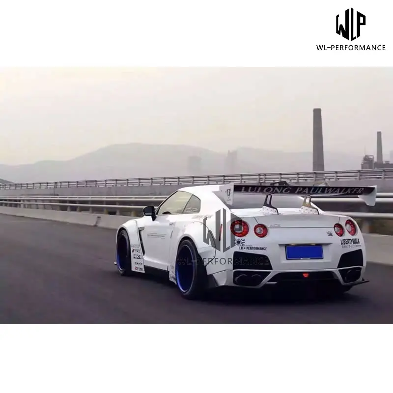 Высокое качество карбоновое волокно+ FRP материалы Комплект кузова для Nissan GTR R35 LB производительность широкий кузов 2009