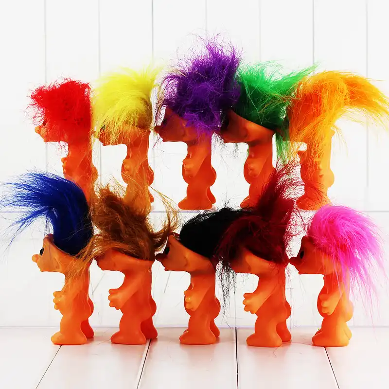 10 Colors 10cm Trolls Doll With Long Hair Poppy Branch Biggie