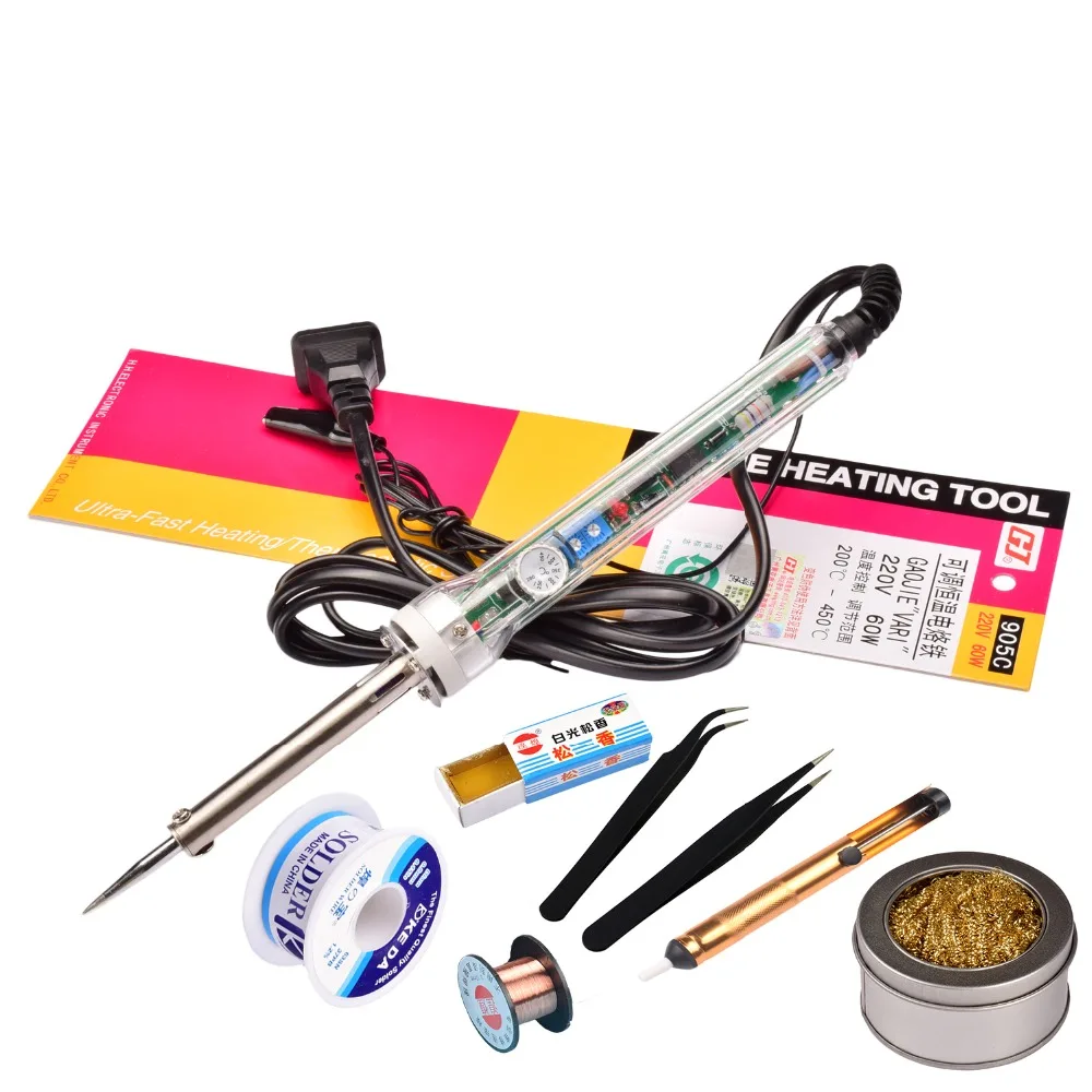 Soldering iron 220v 60wIron suit Automatic heated iron Repair welding