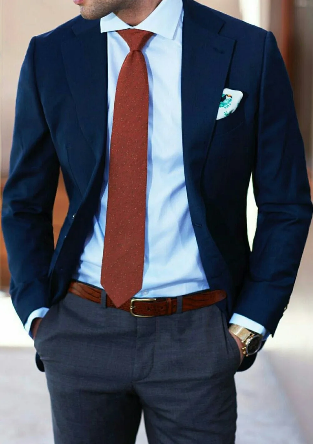 

Navy Blue Wedding Suit Men Bridegroom Suit Men Blazer Formal Business Jacket Suit With Pants 2 Piece Slim Fit Men Tuxedo Suit