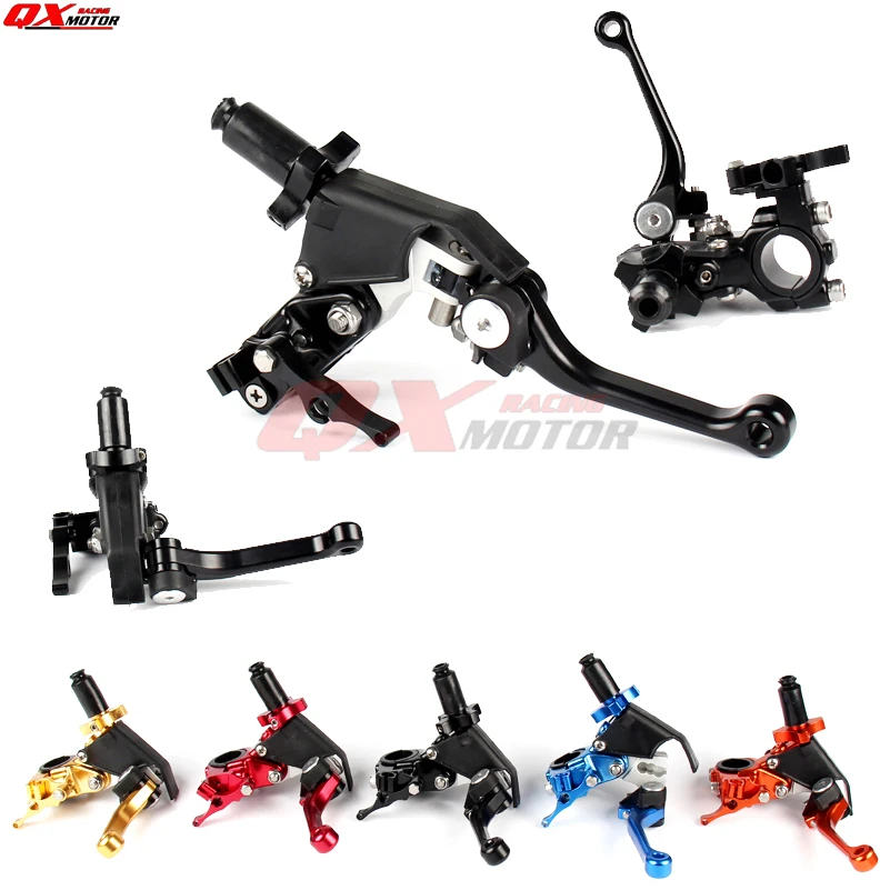 Universal Motorcycle CNC 360 degree's Folding Clutch Lever Fit CRF KLX YZF RMZ KAYO BSE Dirt Bike MX Motocross Enduro Off Road