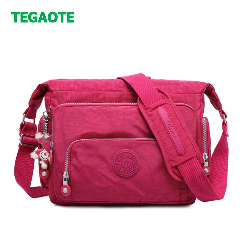 TEGAOTE الفاخرة النساء حقيبة ساعي النايلون حقيبة كتف السيدات بولسا الأنثوية للماء السفر حقيبة المرأة Crossbody حقيبة TEGAOTE الفاخرة النساء حقيبة ساعي النايلون حقيبة كتف السيدات بولسا الأنثوية للماء السفر حقيبة المرأة Crossbody حقيبة