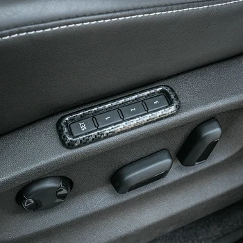 

ABS chrome Car Seat Memory adjustment Switch cover trim for Golf 7 MK7 GTI R-Line accessories car styling 2018