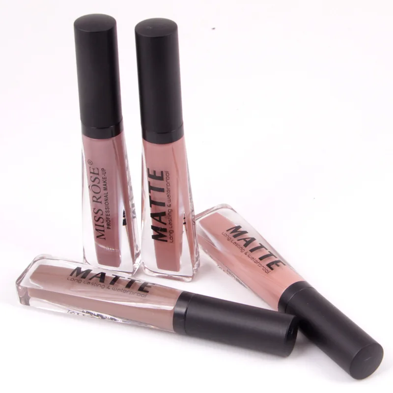 

Miss Rose Matte liquid Lipstick Long-lasting Waterproof Party Cosmetics Lip gloss Batom Makeup