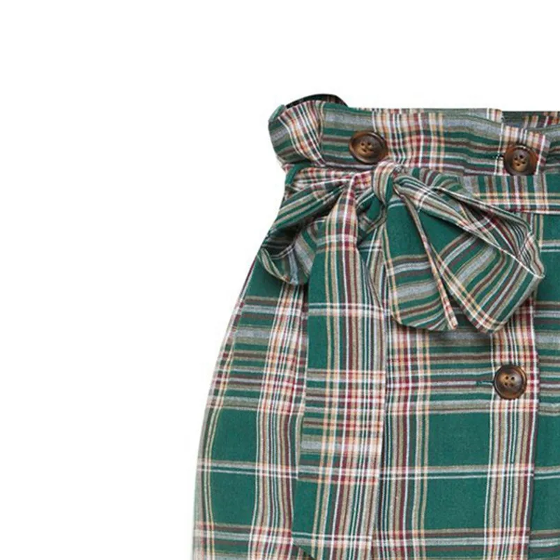 Sexy Womens Fashion Leisure Sport Mini Skirt Plaid Tie Slim Sexy Skirt vetement femme ulzzang grunge modis gothic vintage R10 (7)