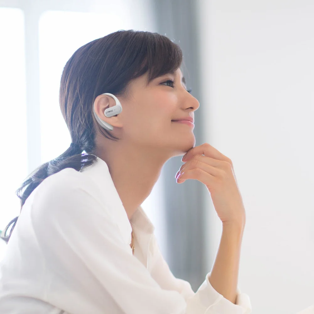 Original LYMOC Bluetooth Earphones Wireless Earbuds Headsets Type C Voice Control Stereo Bluetooth Headphones for iPhone Android