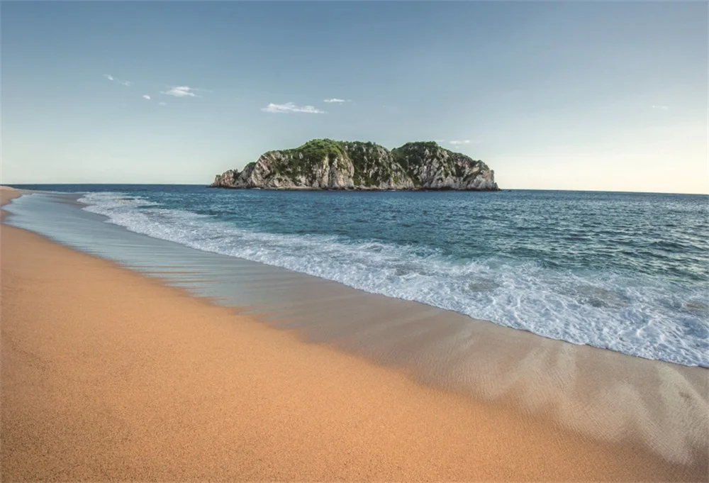 

Laeacco Sea Beach Stones Pirate Photography Backgrounds Digital Customized Photographic Backdrops For Photo Studio