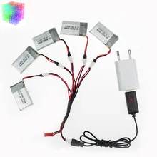 5 pcs X5C Lipo batterie 3.7 V 850 mAh et chargeur USB avec plug pour syma x5 x5sw x5sc cx30 cx30w rc Hélicoptère Quadcopter drone partie