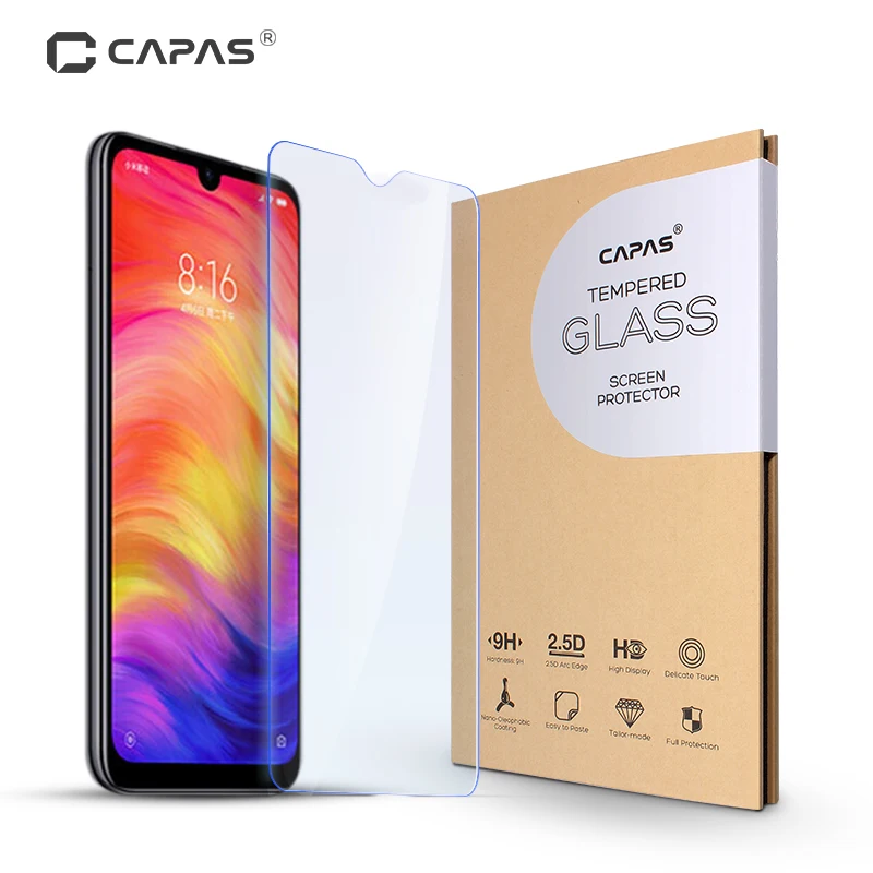 

For Redmi Note 7 Tempered Glass For Redmi Note7 Screen Protector HD Transparent Protective Glass Anti-burst LCD Film Shockproof