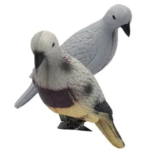 3d pigeon chamariz caça realista espuma eva cinza falso pássaro tiro dove isca prática tiro caça suprimentos