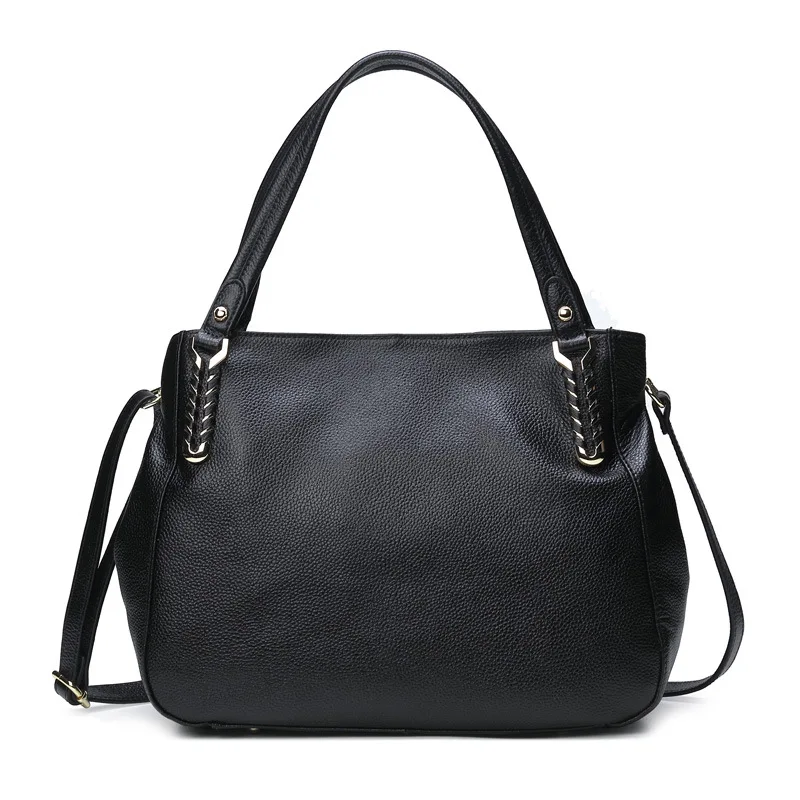 

Ladies bag 2019 new fashion trend large capacity head layer cowhide shoulder slant slant handbags leather women bag