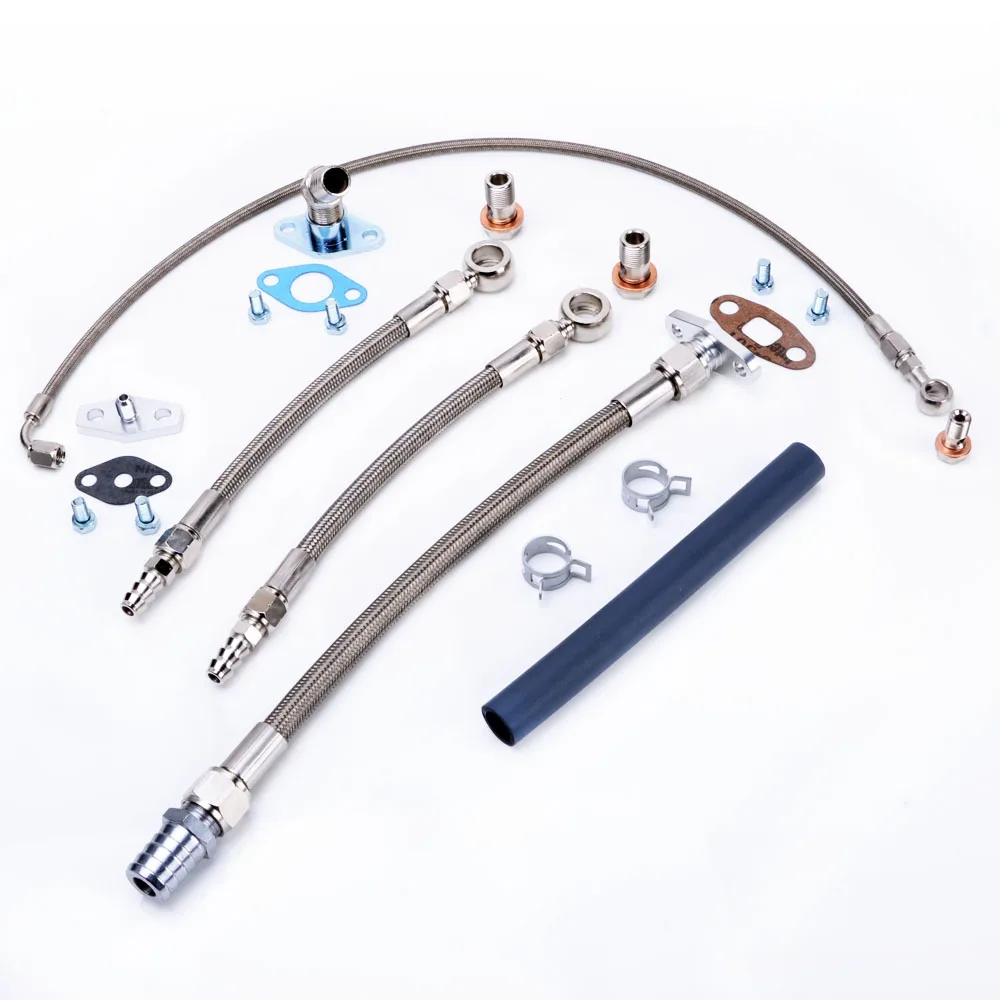 

Kinugawa Turbo Oil and Water Line Kit for TOYOTA 1JZ-GTE 2JZ-GTE w/ for Garrett GT3788R GT4094R