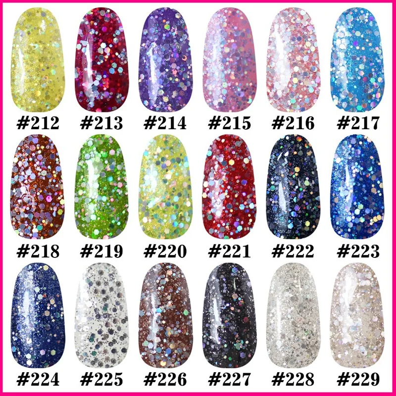 Perfecto para el verano 6,5 ml francés manicura arte del clavo de DIY 240 Color Gel de esmalte de uñas UV lámpara LED Gel Baño gel UV laca Perfecto para el verano 6,5 ml francés manicura arte del clavo de DIY 240 Color Gel de esmalte de uñas UV lámpara LED Gel Baño gel UV laca